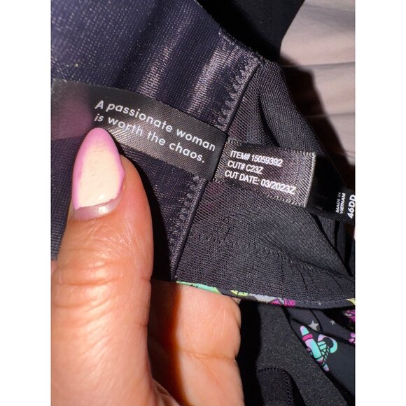 Torrid Curve Mermaid & Anchor Print Bra Size 40DD Sexy Pinup Tattoo Punk Rock Li - Picture 7 of 8